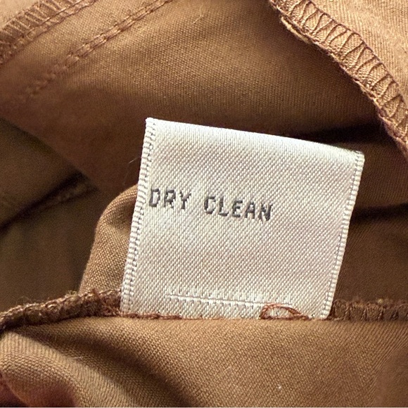 TALBOTS Collection Women Brown Viscose Cotton Field Jacket Button/Pocket Size 16 - Picture 7 of 10